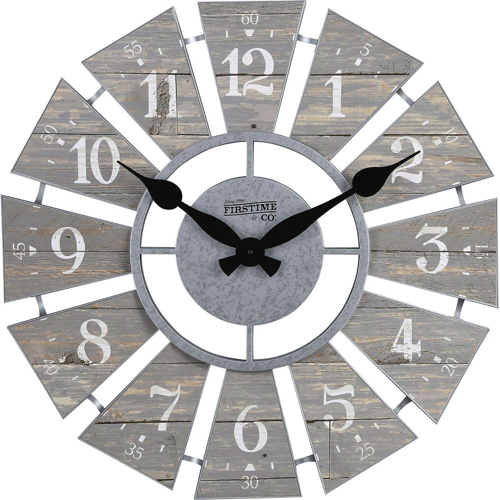 Round  Metal Cutout Wall Clock