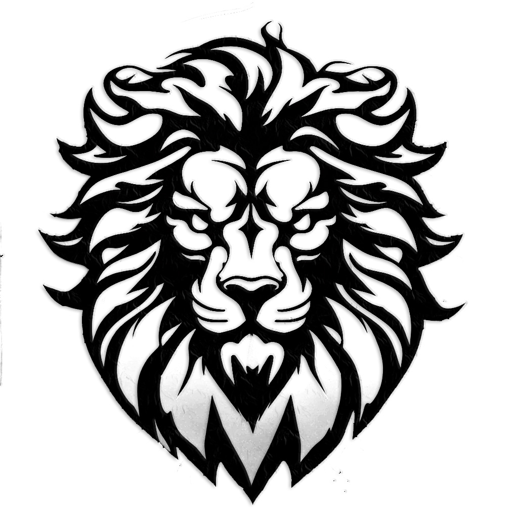 Bully Metal Wall Craft Lion Signs