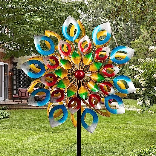 Outdoor Wind Sculpture & Spinners for Yard 